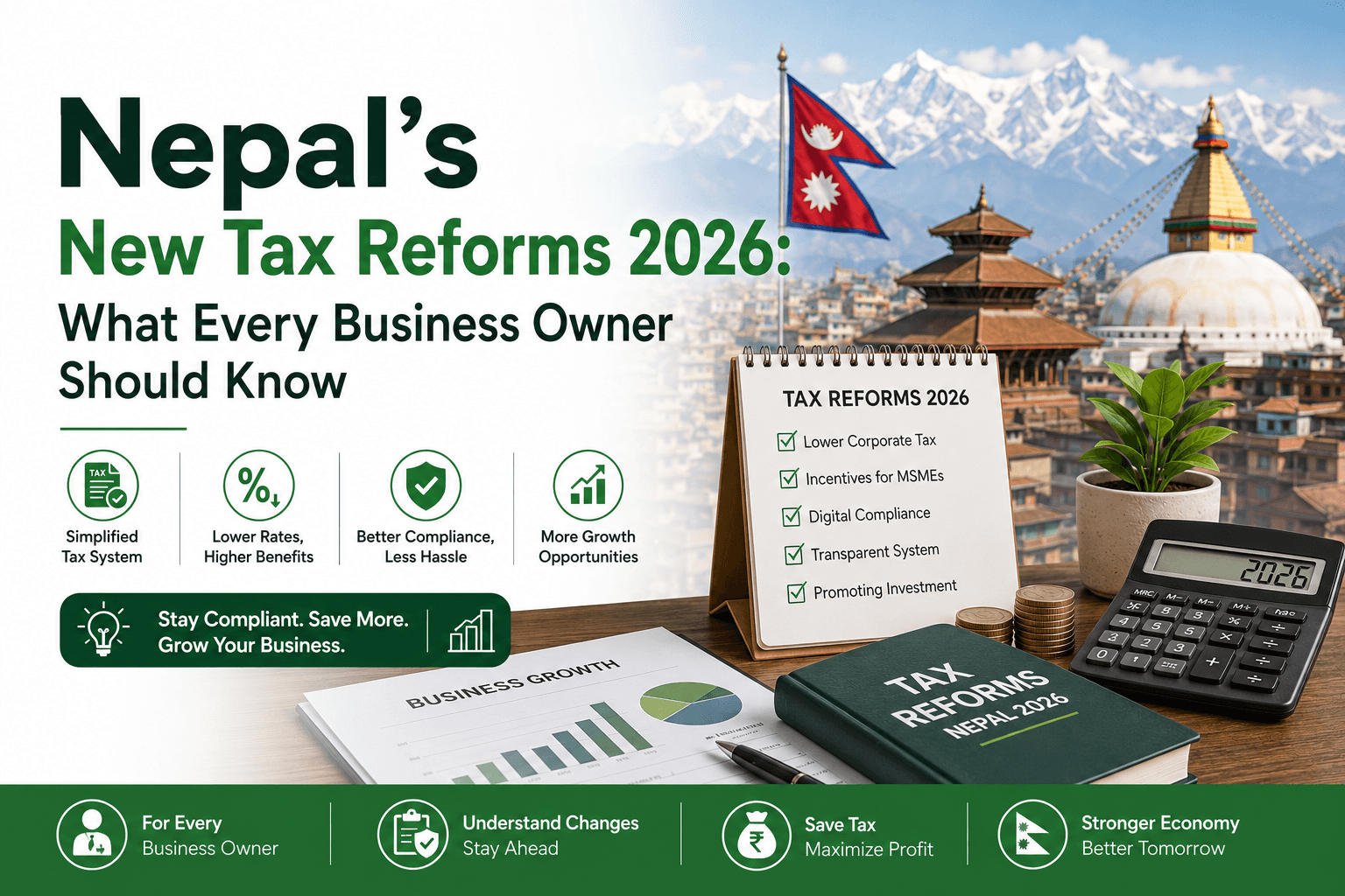 Nepal's New Tax Reforms 2026: What Every Business Owner Should Know