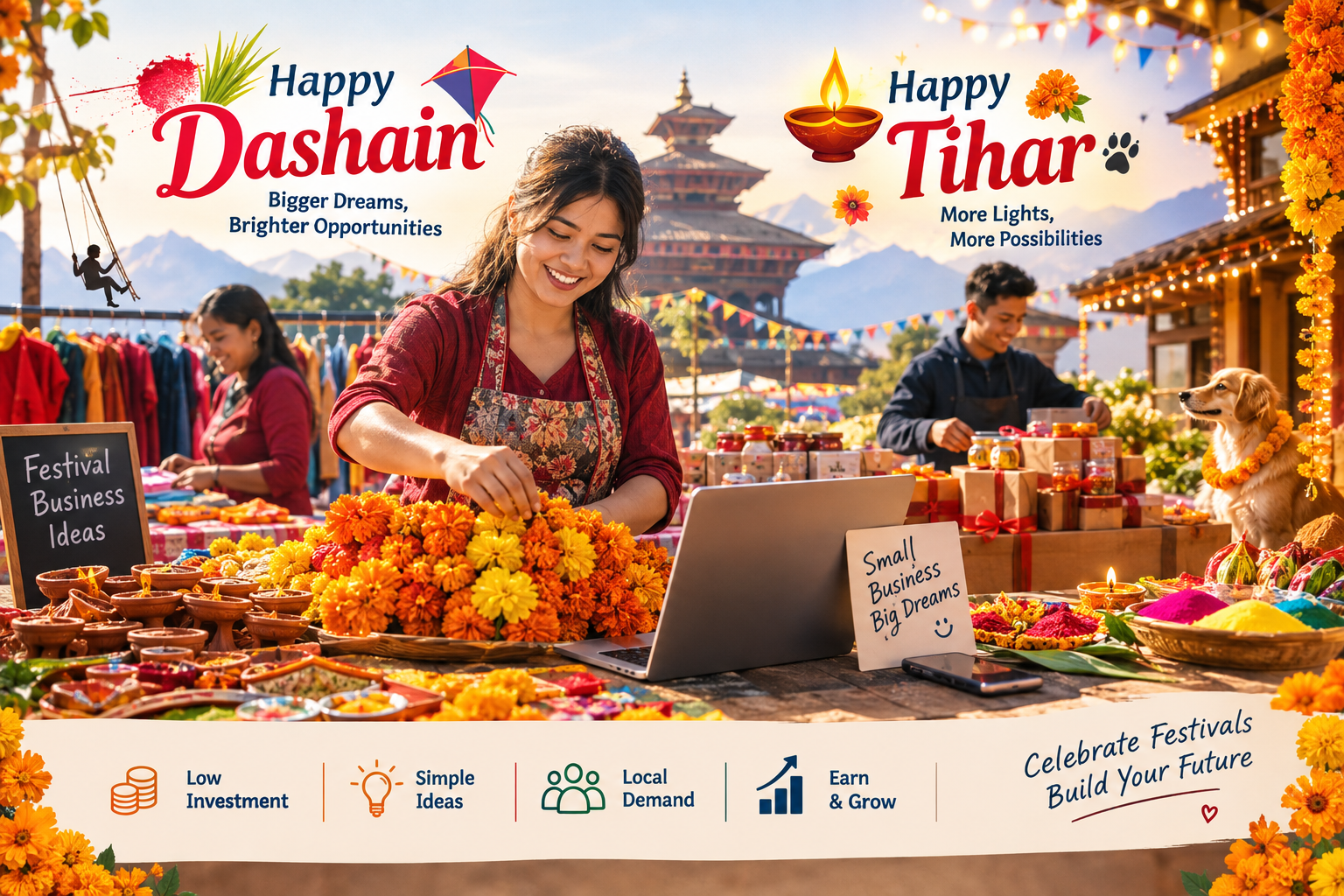 Dashain and Tihar business ideas
